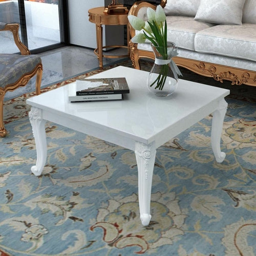 High Gloss Coffee Table - White