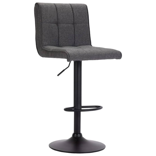 Bar Stool - Dark or Light Gray, Brown, Taupe Fabric